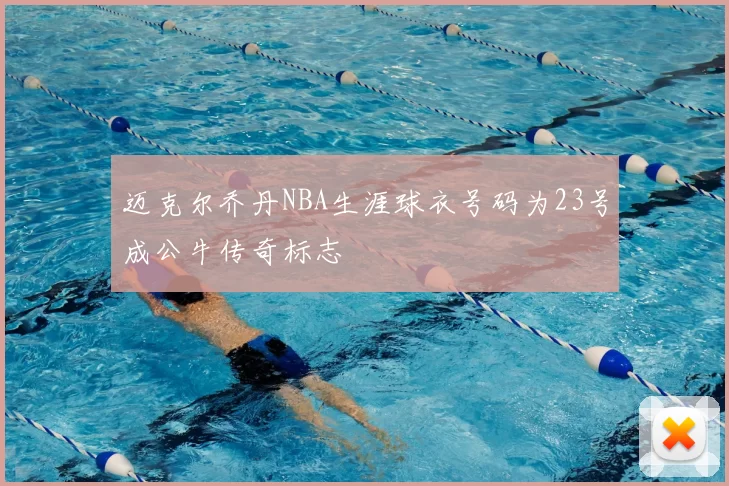 迈克尔乔丹NBA生涯球衣号码为23号成公牛传奇标志